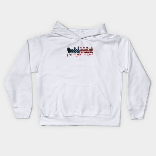 American Pride Kids Hoodie by RedRock_Photo